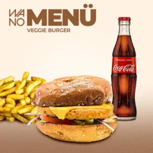 Falafel Burger Menü